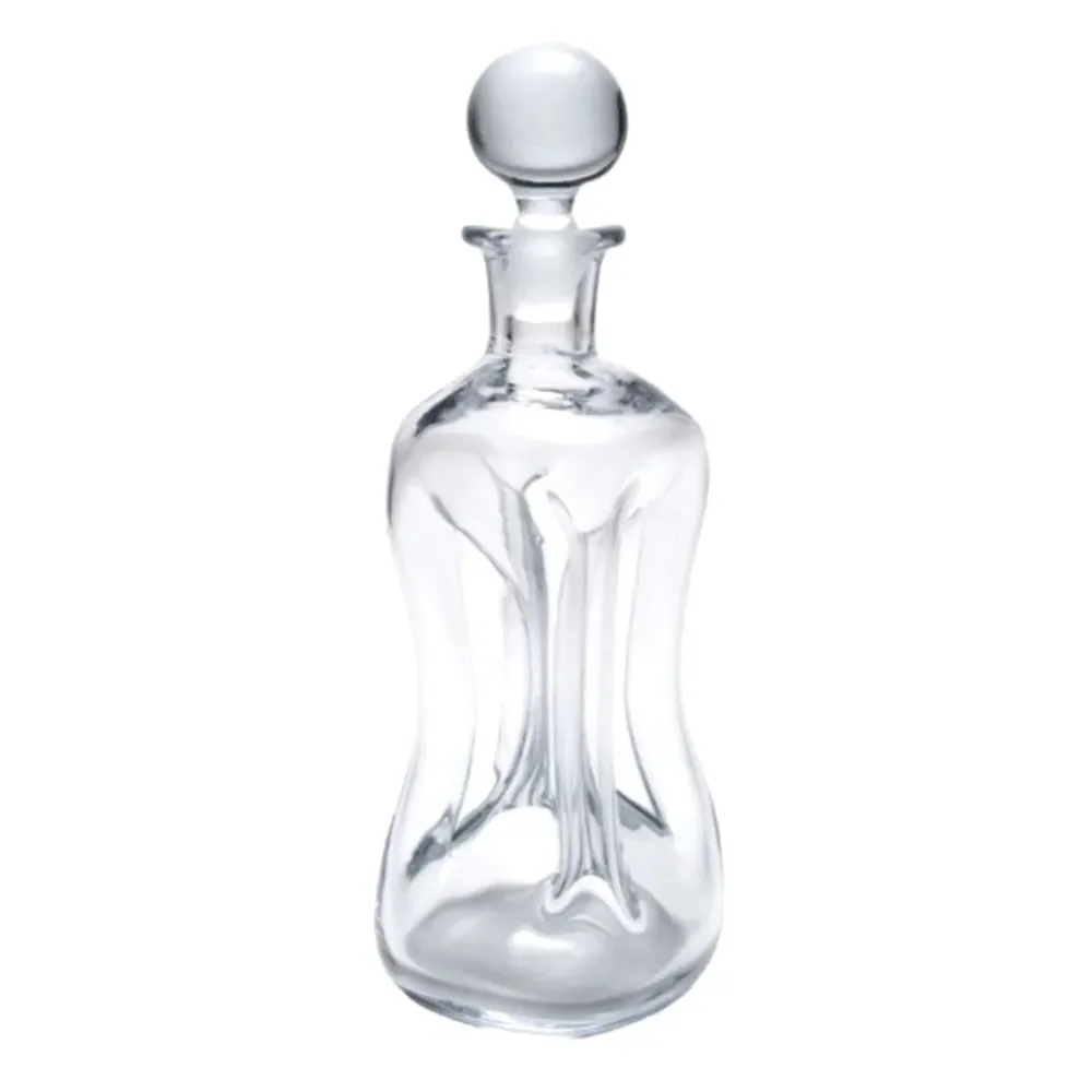 Vtg 60's Holmgaard Danish Clear Klukkluk Decanter